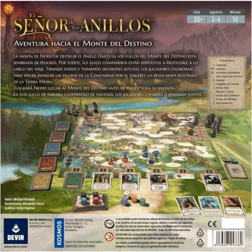 El señor de los anillos: Aventura hacia el monte del destino