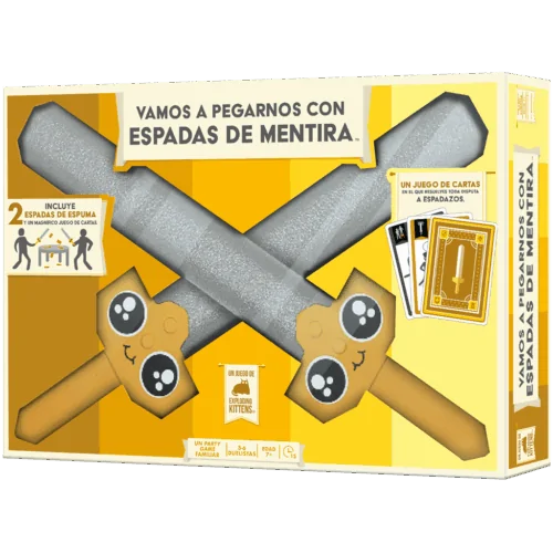 vamos a pegarnos con espadas de mentira