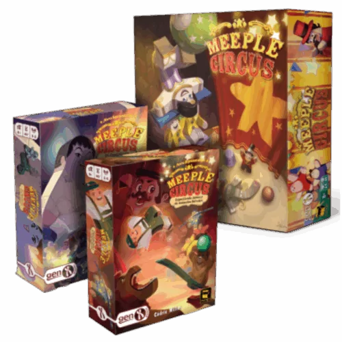 meeple circus, juego de circo